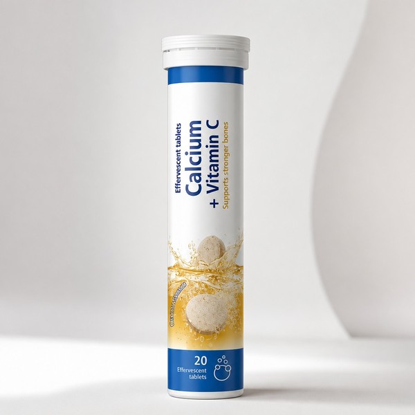 E004 - Calcium Vitamin C Effervescent Tablets