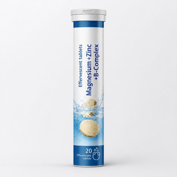 E014 - Magnesium Zinc B Complex Effervescent Tablets
