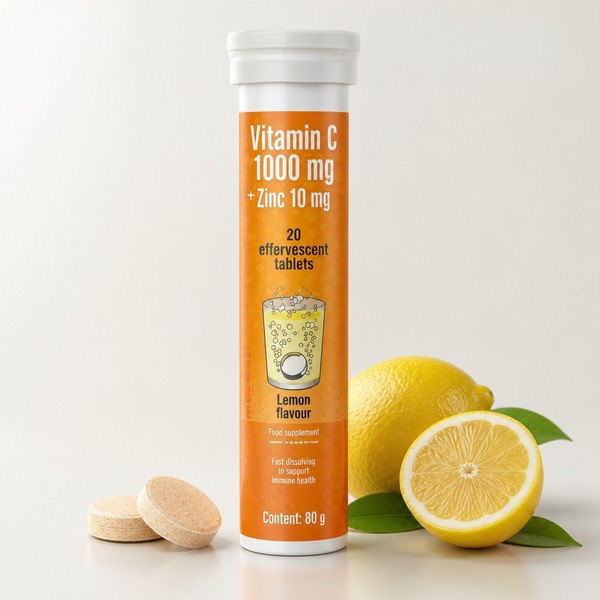 E021 - Vitamin C 1000 Zinc Effervescent Tablets