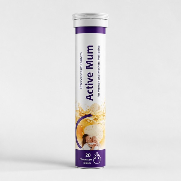 E023 - Active Mum Effervescent Tablets — Beauty, Energy Vitality Formula for Women
