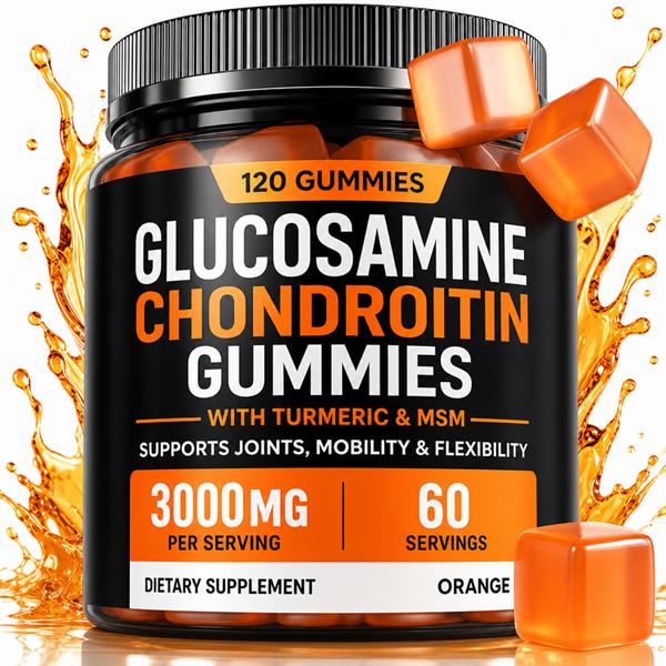 Private Label Glucosamine MSM Joint Health Gummies in Individual Sachet Wraps