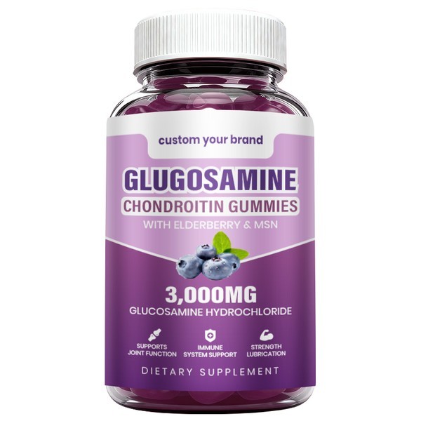 Private Label Glucosamine Chondroitin MSM Gummies for Joint Mobility and Flexibility