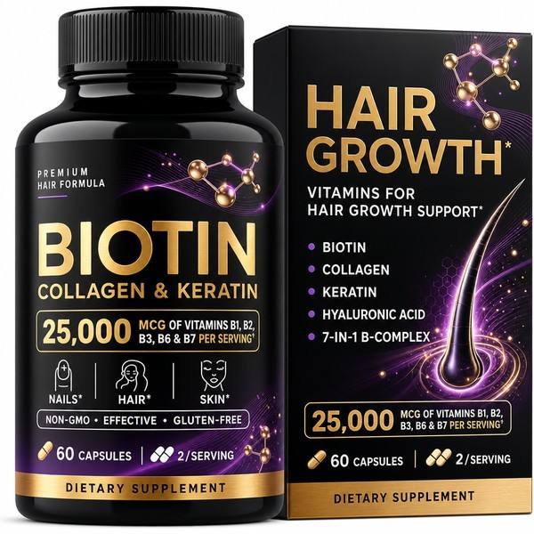 H213 — H213 Biotin Collagen Keratin Capsules — Premium Hair, Skin Nail Formula